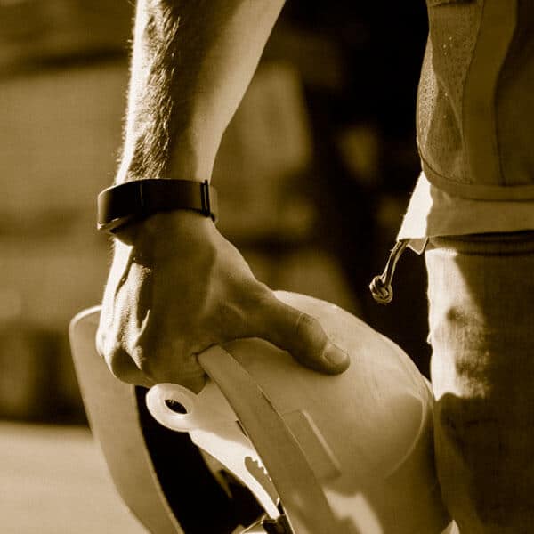 Safety Hand holding Construction Hard Hat