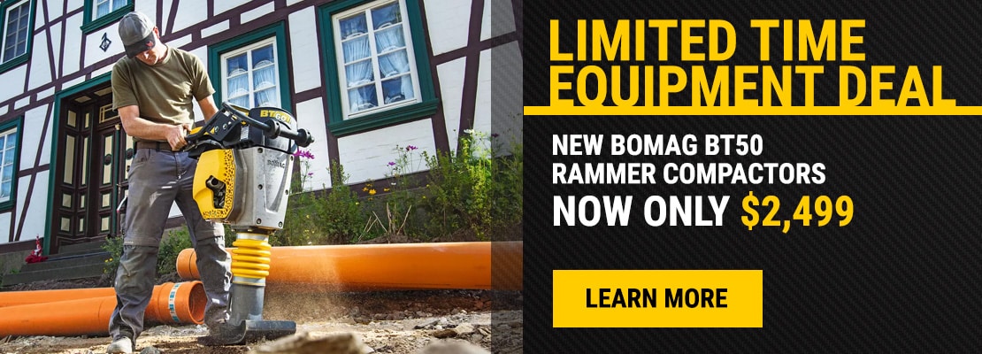 Bomag rammer promo graphic