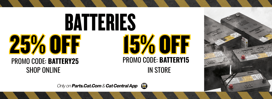 Batteries promo banner
